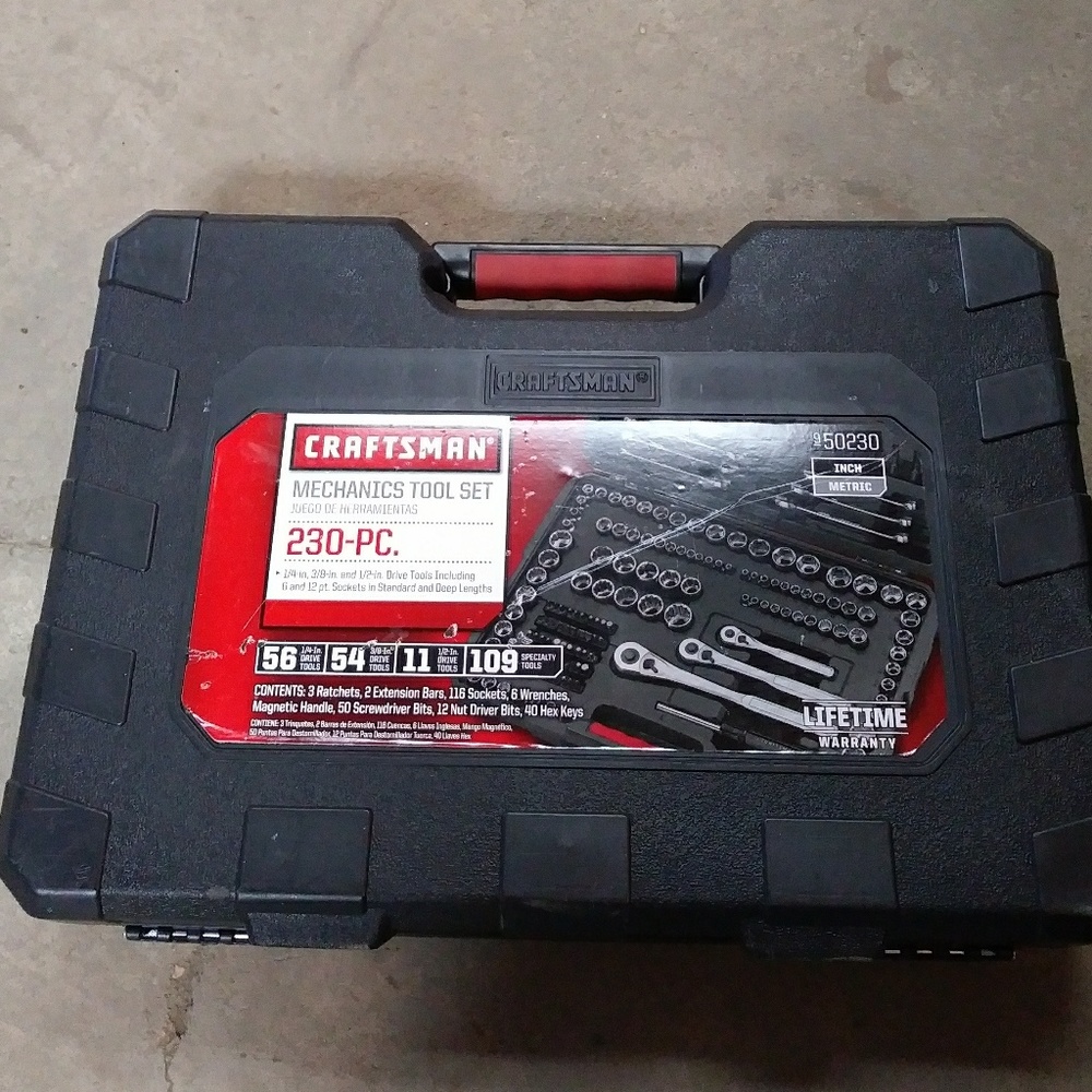Craftsman 230 piece mechanic tool set